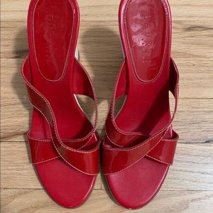 Ralph Lauren Leather Wedges